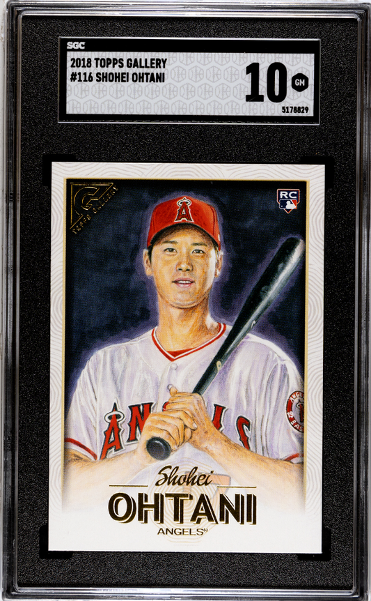 2018 Topps Gallery Shohei Ohtani RC #116 SGC 10