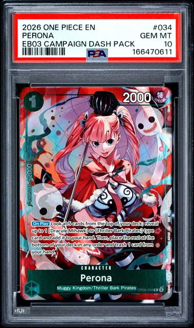 2026 ONE PIECE HEROINES CAMPAIGN DASH PACK #034 PERONA