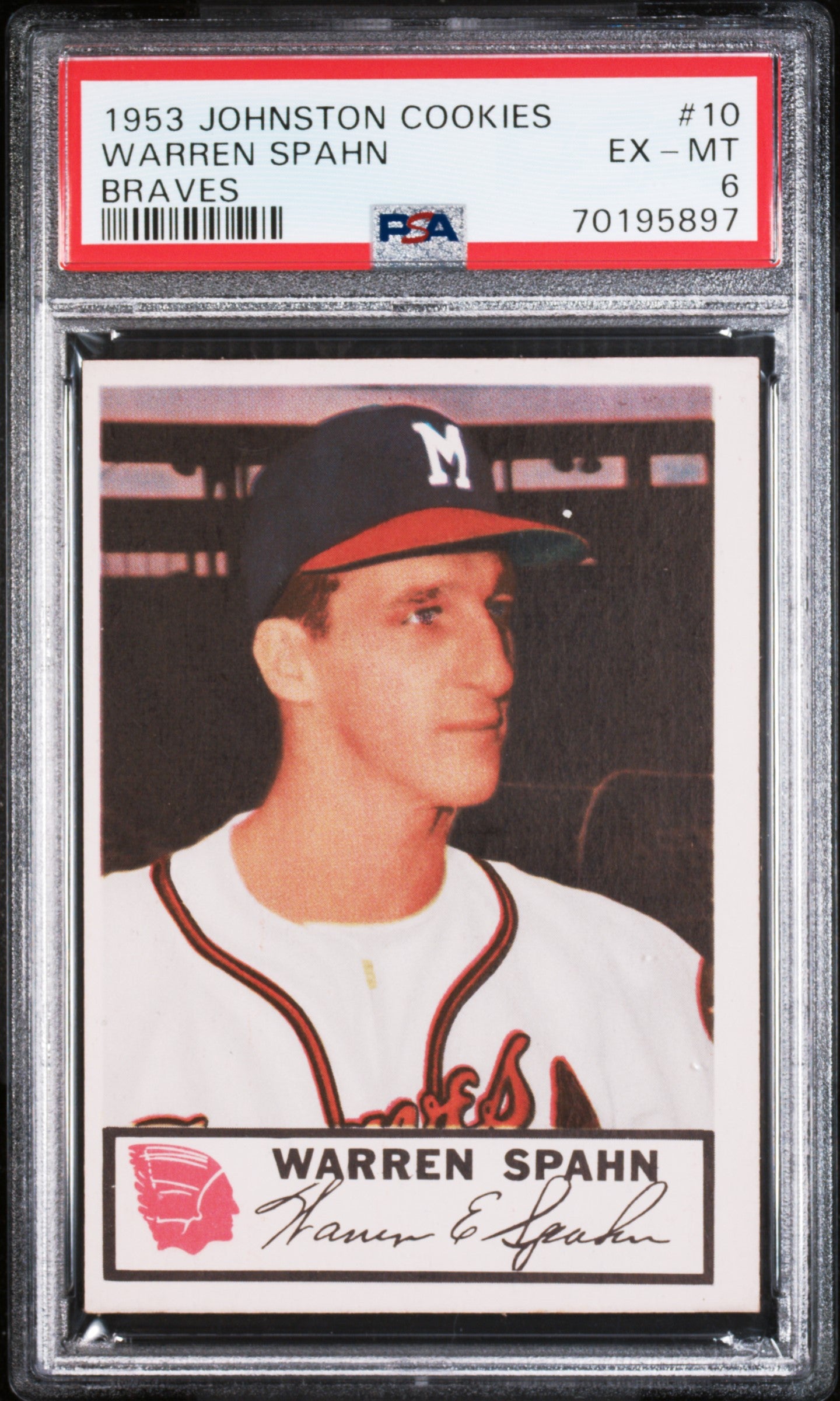 1953 Johnston Cookies Milwaukee Braves Complete PSA Graded Set