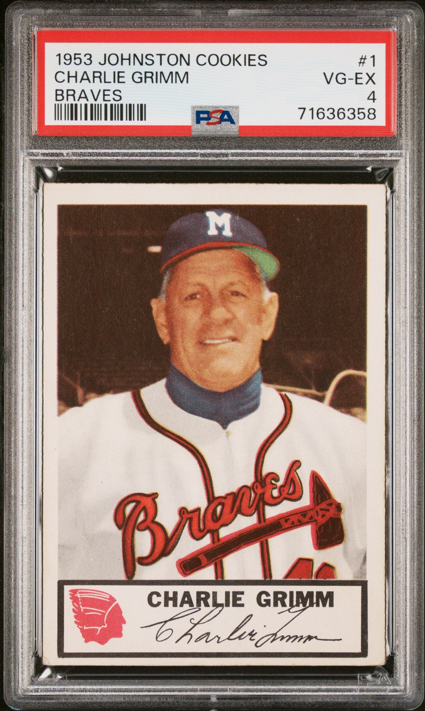 1953 Johnston Cookies Milwaukee Braves Complete PSA Graded Set