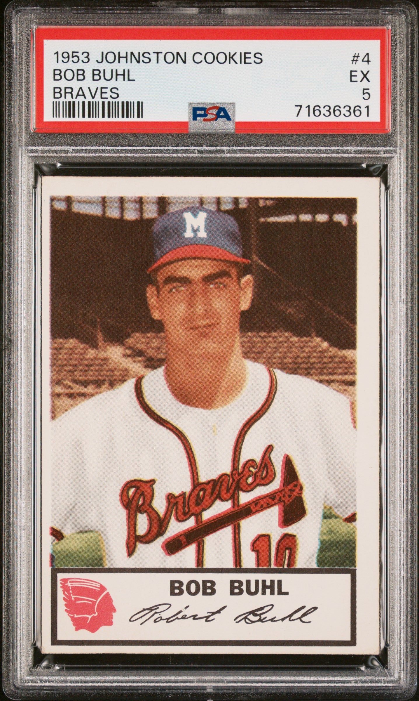 1953 Johnston Cookies Milwaukee Braves Complete PSA Graded Set