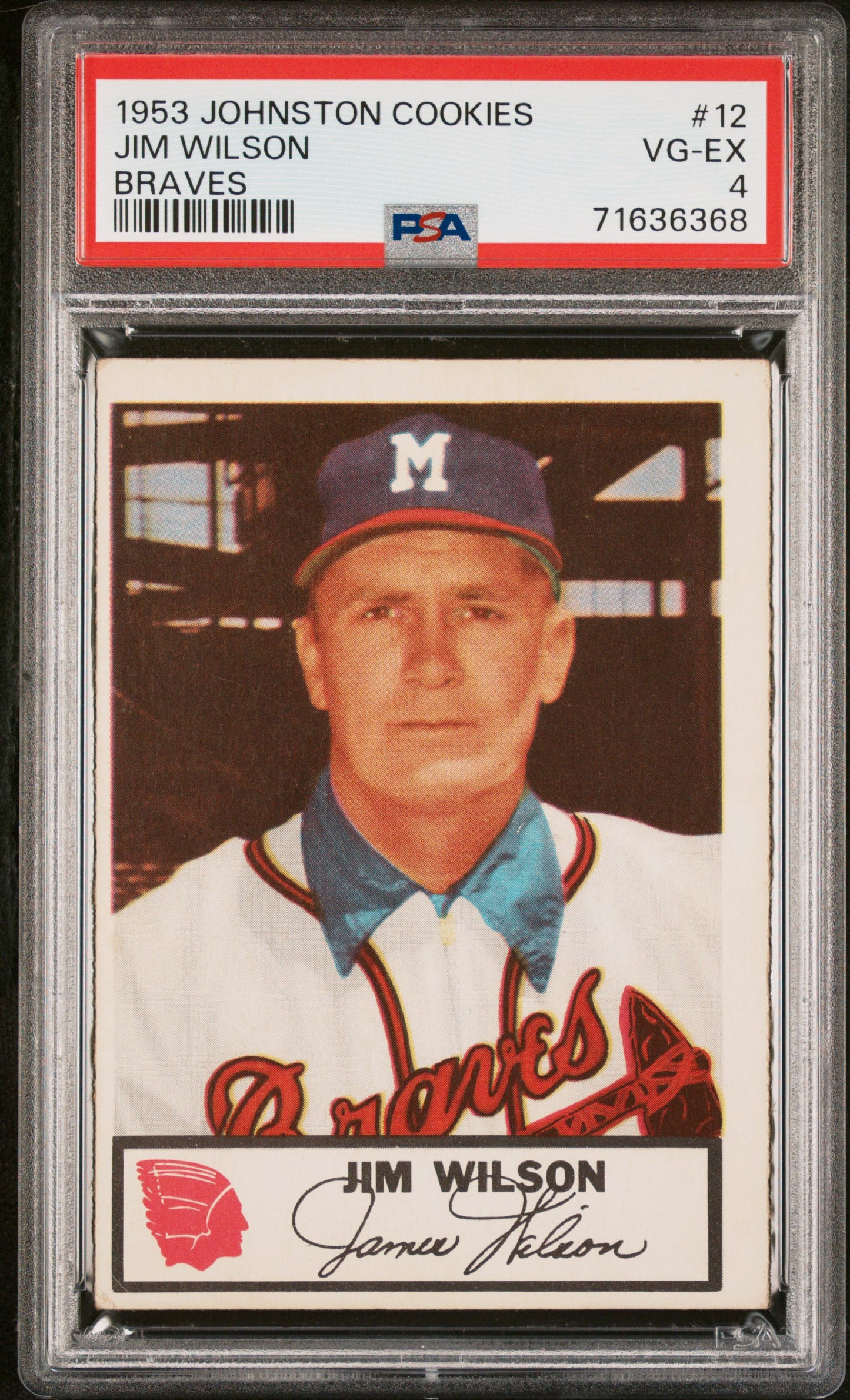 1953 Johnston Cookies Milwaukee Braves Complete PSA Graded Set