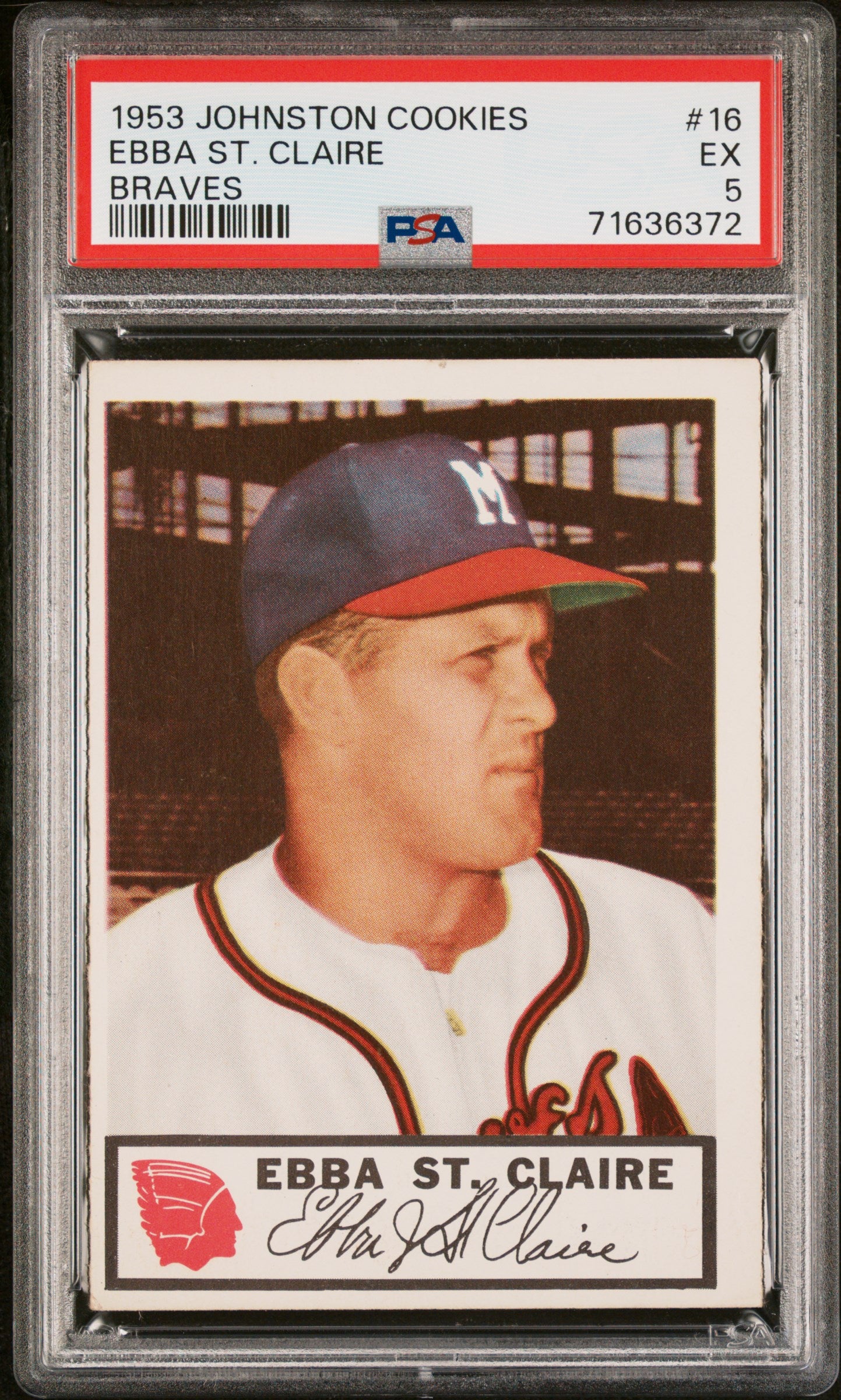 1953 Johnston Cookies Milwaukee Braves Complete PSA Graded Set