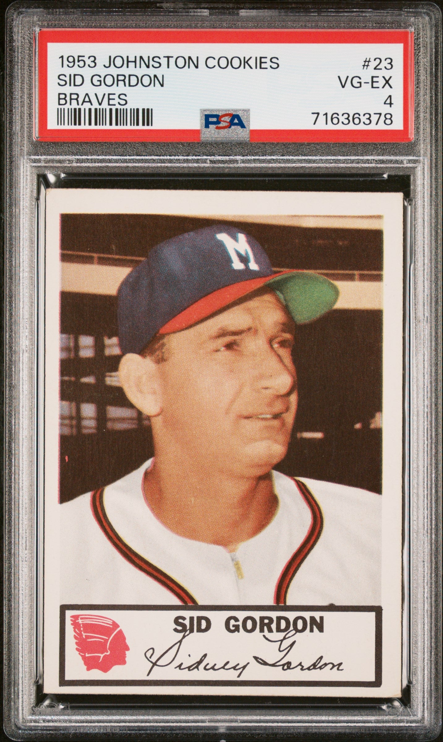 1953 Johnston Cookies Milwaukee Braves Complete PSA Graded Set
