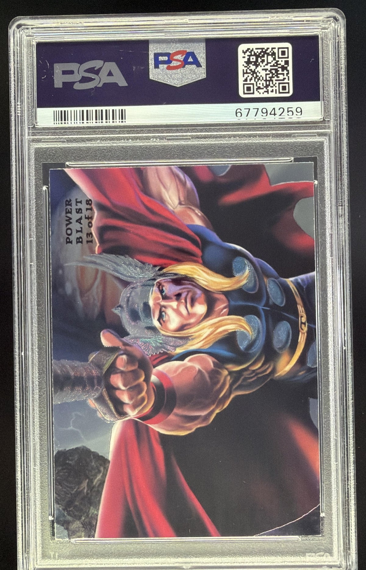 1994 Fleer Flair Marvel Annual Thor Universe PowerBlast #13 PSA 9 SC7