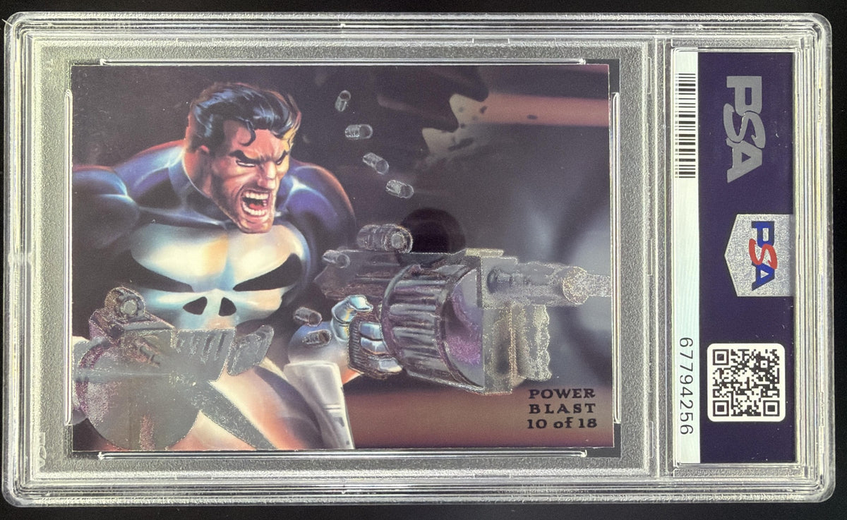 1994 Marvel Universe Punisher Flair Power Blast PSA 7 SC7