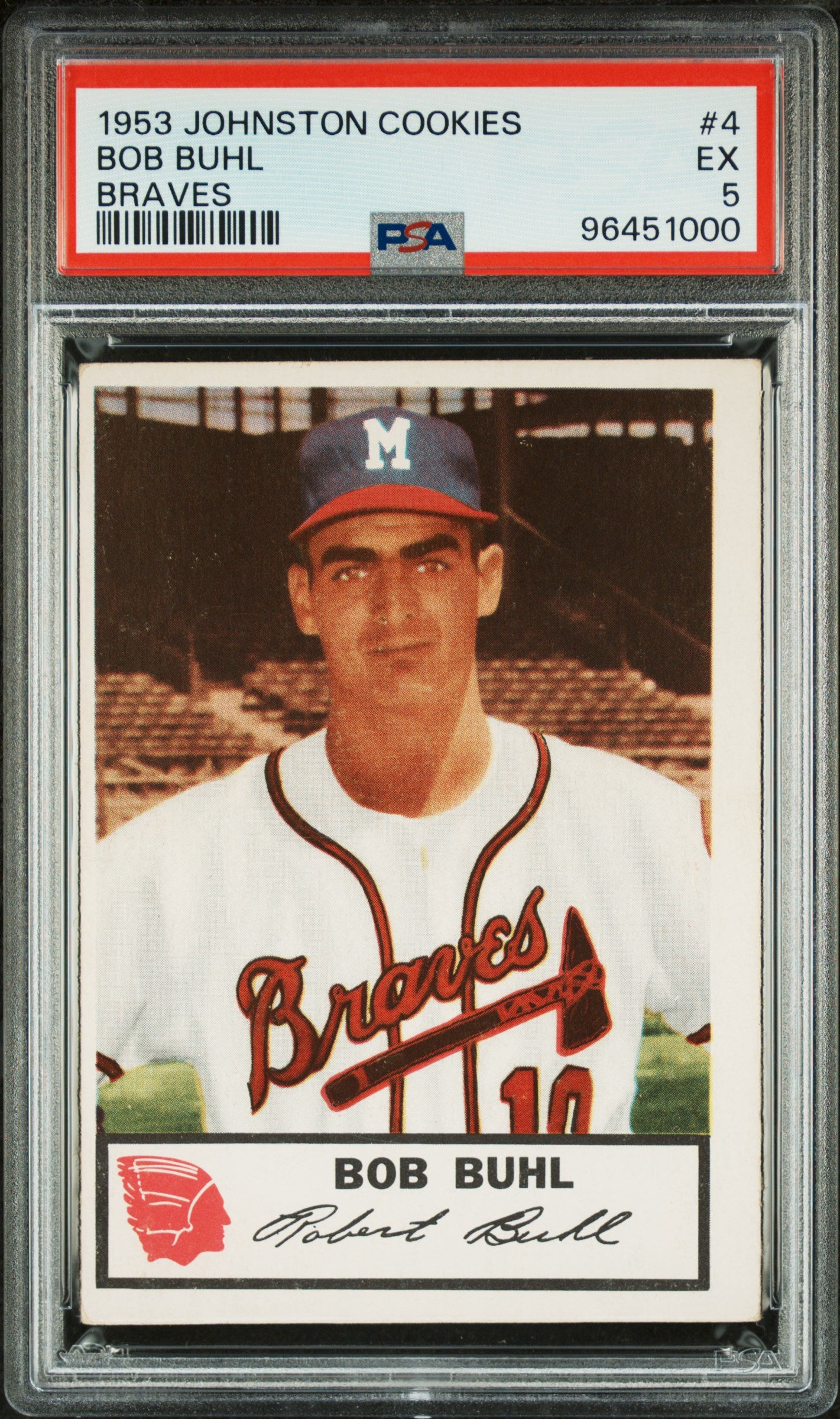 1953 Johnston Cookies Milwaukee Braves Complete PSA Graded Set