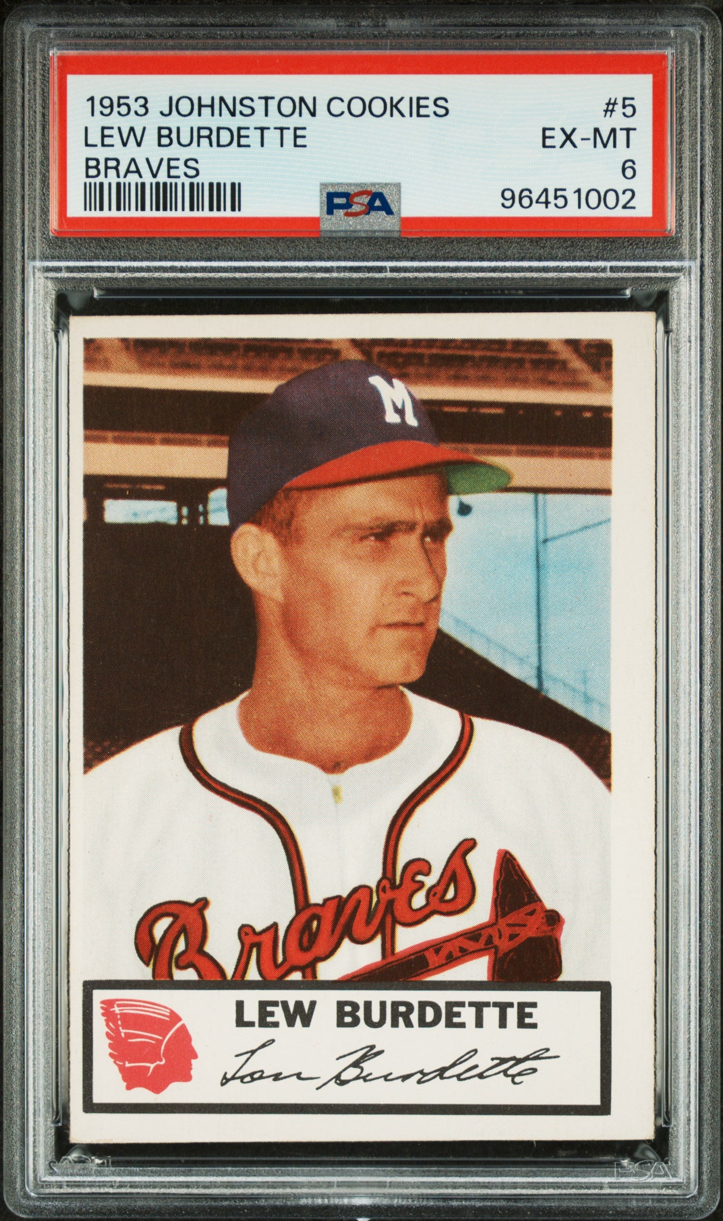 1953 Johnston Cookies Milwaukee Braves Complete PSA Graded Set
