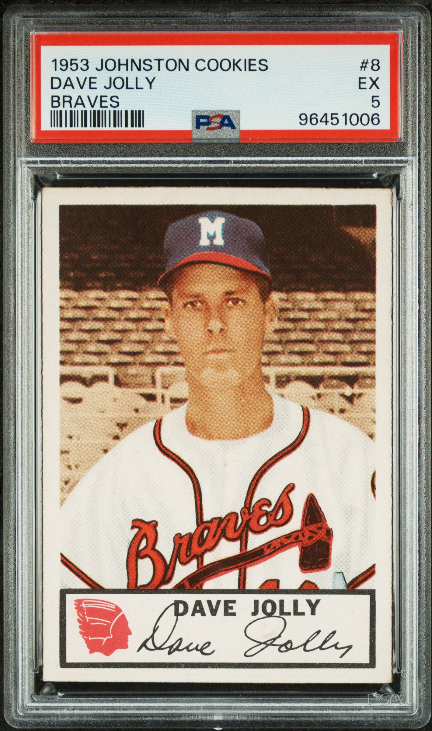 1953 Johnston Cookies Milwaukee Braves Complete PSA Graded Set