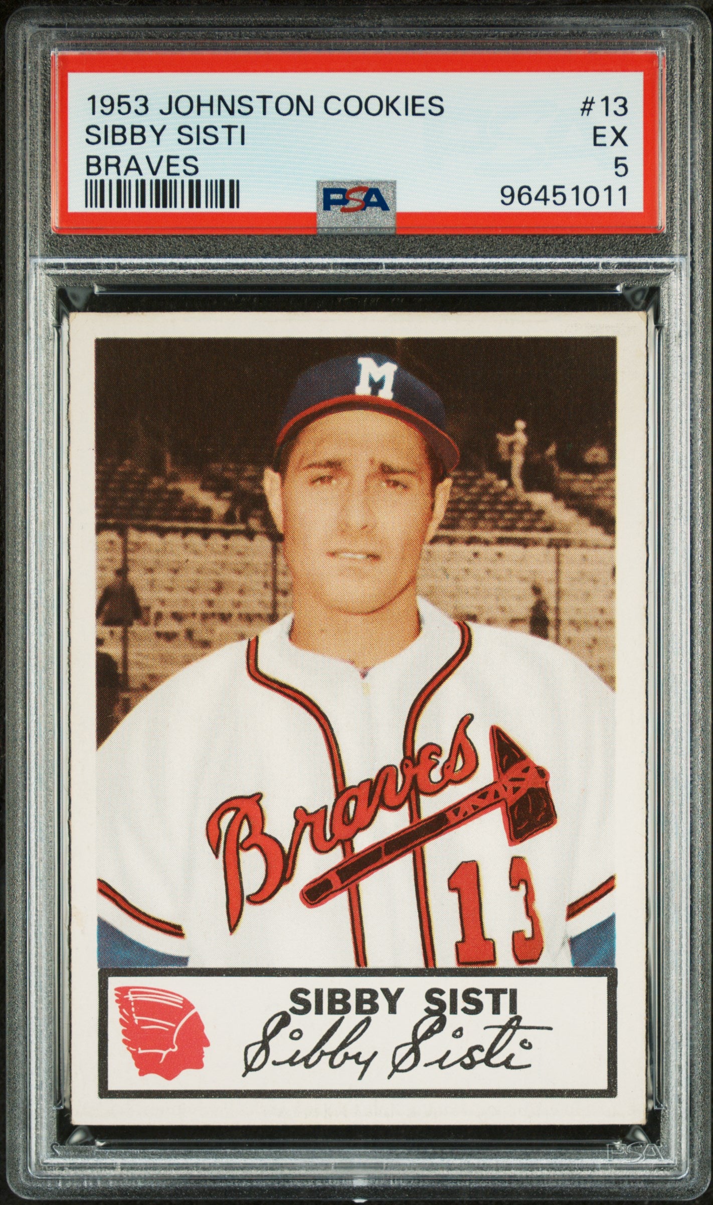 1953 Johnston Cookies Milwaukee Braves Complete PSA Graded Set