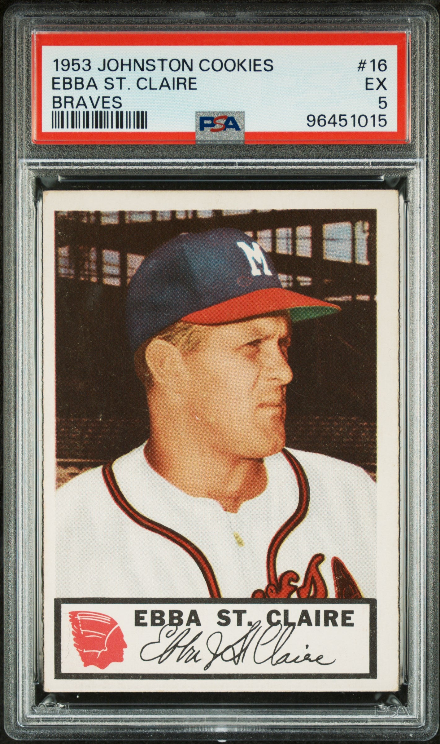 1953 Johnston Cookies Milwaukee Braves Complete PSA Graded Set