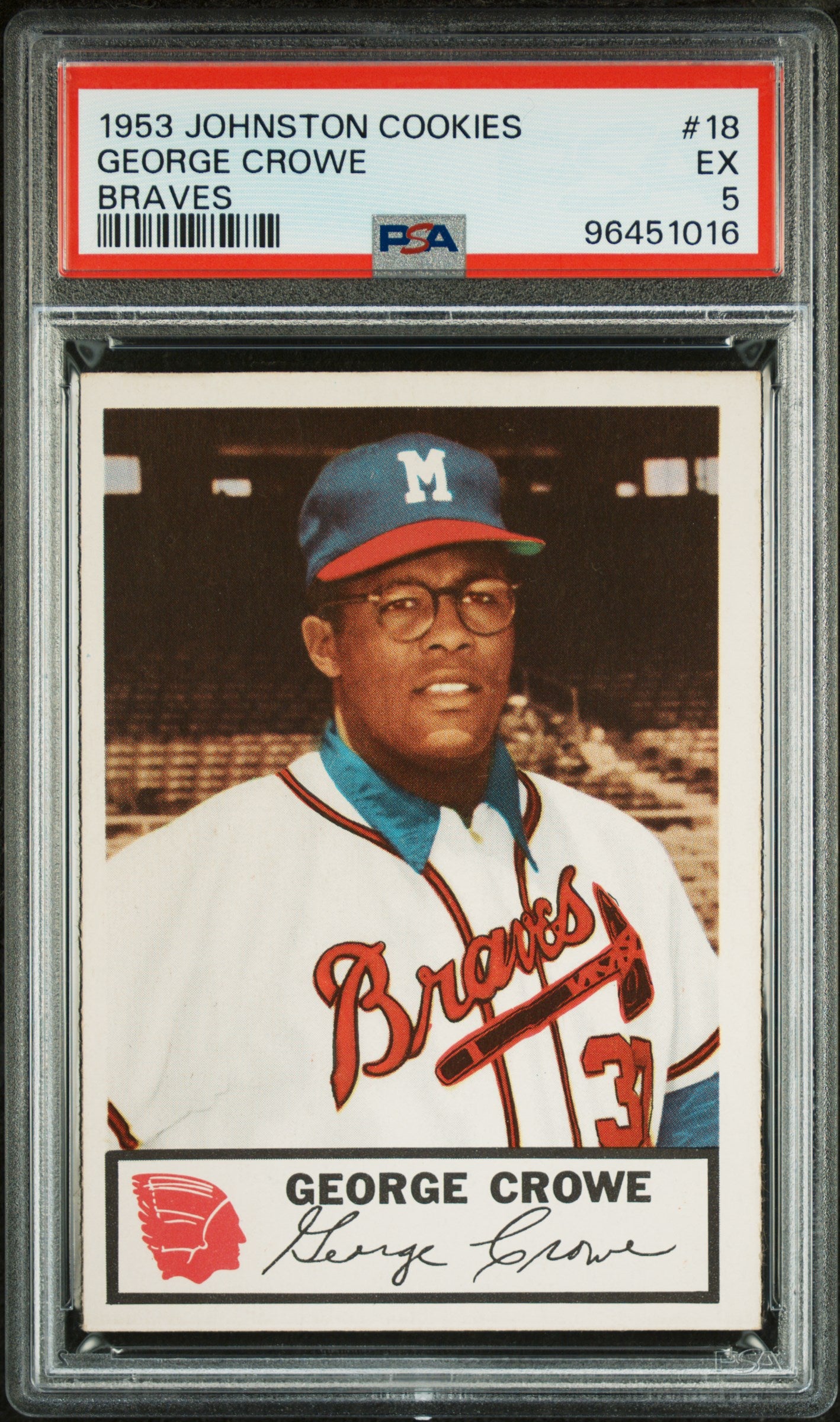 1953 Johnston Cookies Milwaukee Braves Complete PSA Graded Set