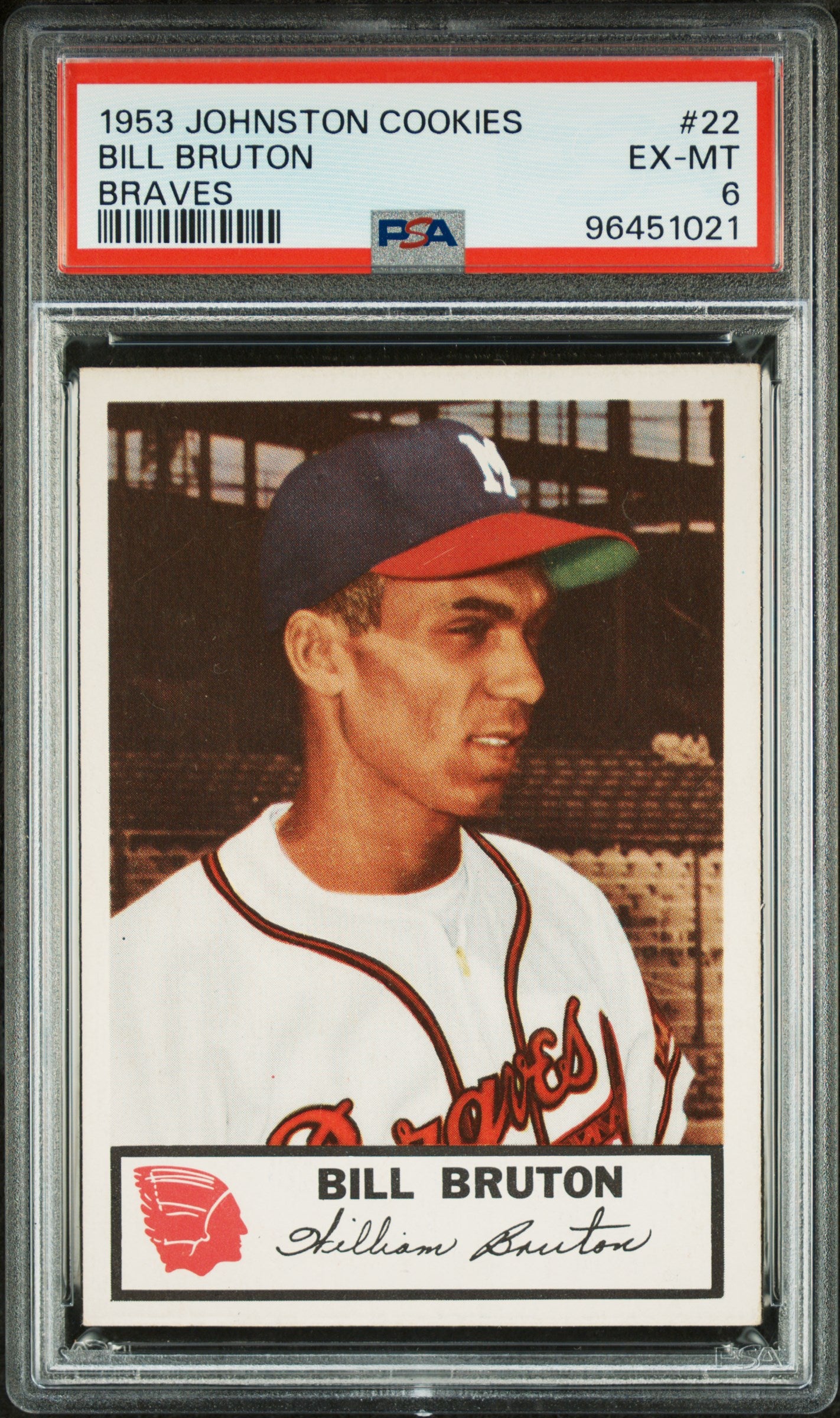 1953 Johnston Cookies Milwaukee Braves Complete PSA Graded Set