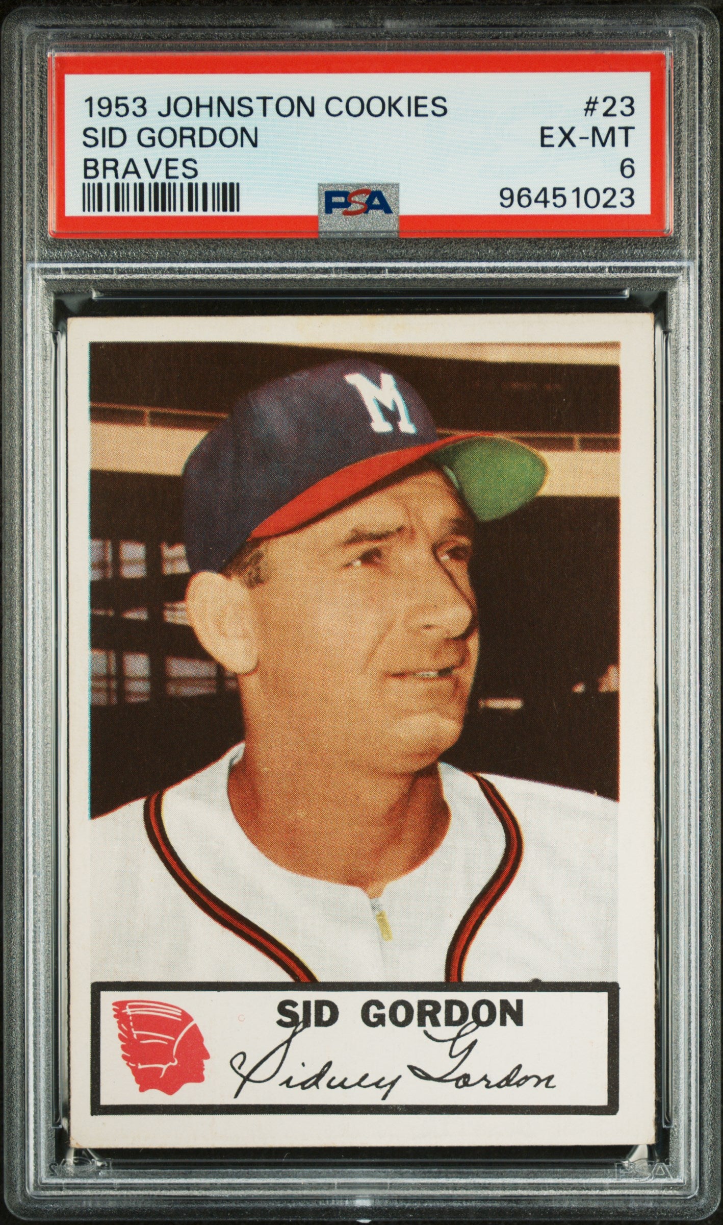 1953 Johnston Cookies Milwaukee Braves Complete PSA Graded Set