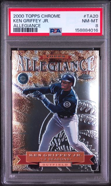 2000 TOPPS CHROME ALLEGIANCE #TA20 KEN GRIFFEY JR. ALLEGIANCE