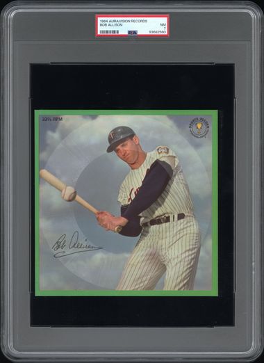 1964 AURAVISION RECORDS BOB ALLISON PSA 7