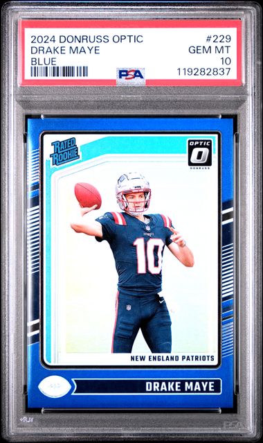 2024 PANINI DONRUSS OPTIC #229 DRAKE MAYE BLUE PSA 10 JR9272-118