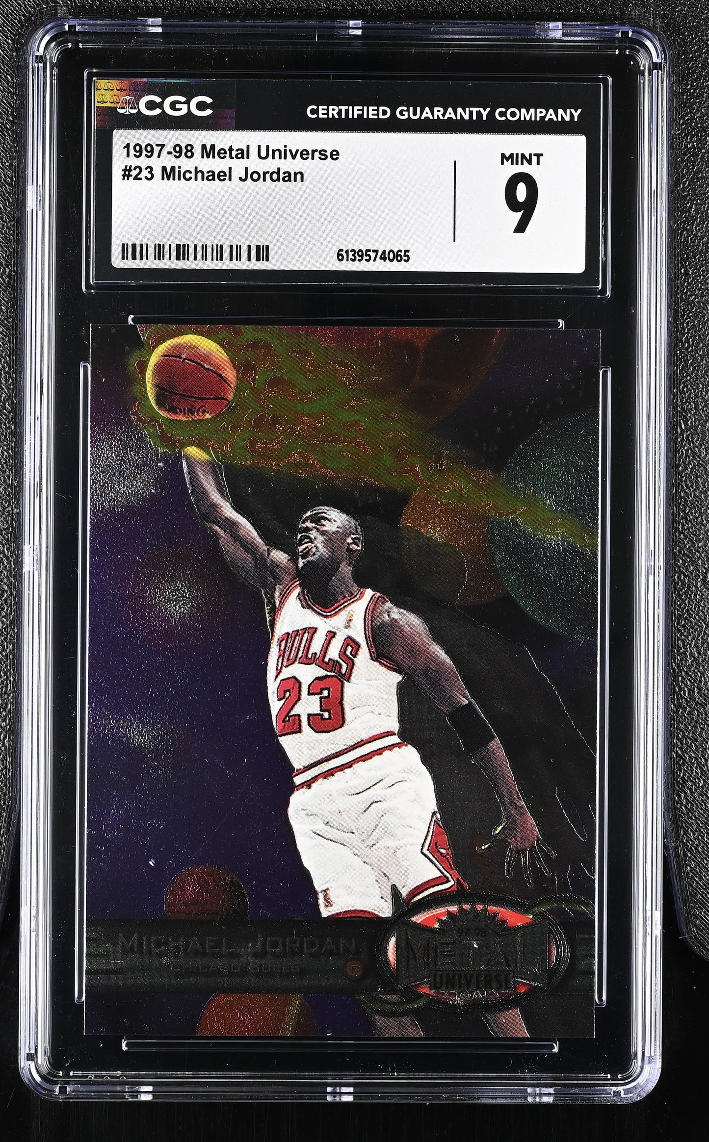 1997-98 Skybox Metal Universe Michael Jordan #23 CGC 9