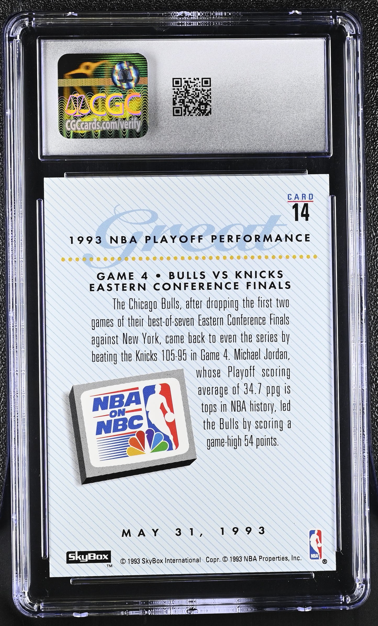 1993-94 SkyBox Premium Michael Jordan #14 CGC 10