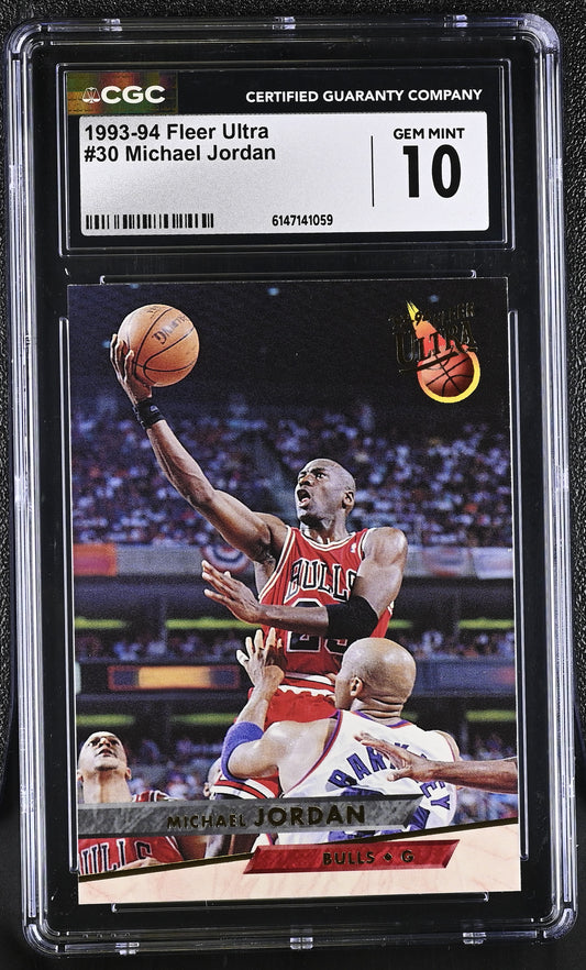 1993-94 Fleer Ultra Michael Jordan #30 CGC 10