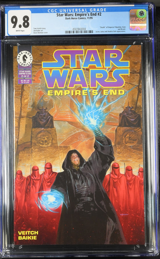 1995 Star Wars: Empire's End #2 Dark Horse Comics 11/95 CGC 9.8