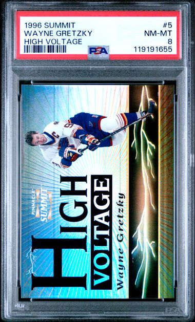 1996 Summit High Voltage Wayne Gretzky 1385/1500 #5 PSA 8