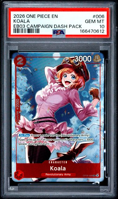 2026 ONE PIECE HEROINES CAMPAIGN DASH PACK #006 KOALA