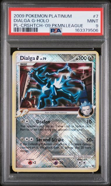2009 POKEMON PLATINUM #7 DIALGA G-HOLO PL-CRSHTCH-'09 PKMN.LEAGUE