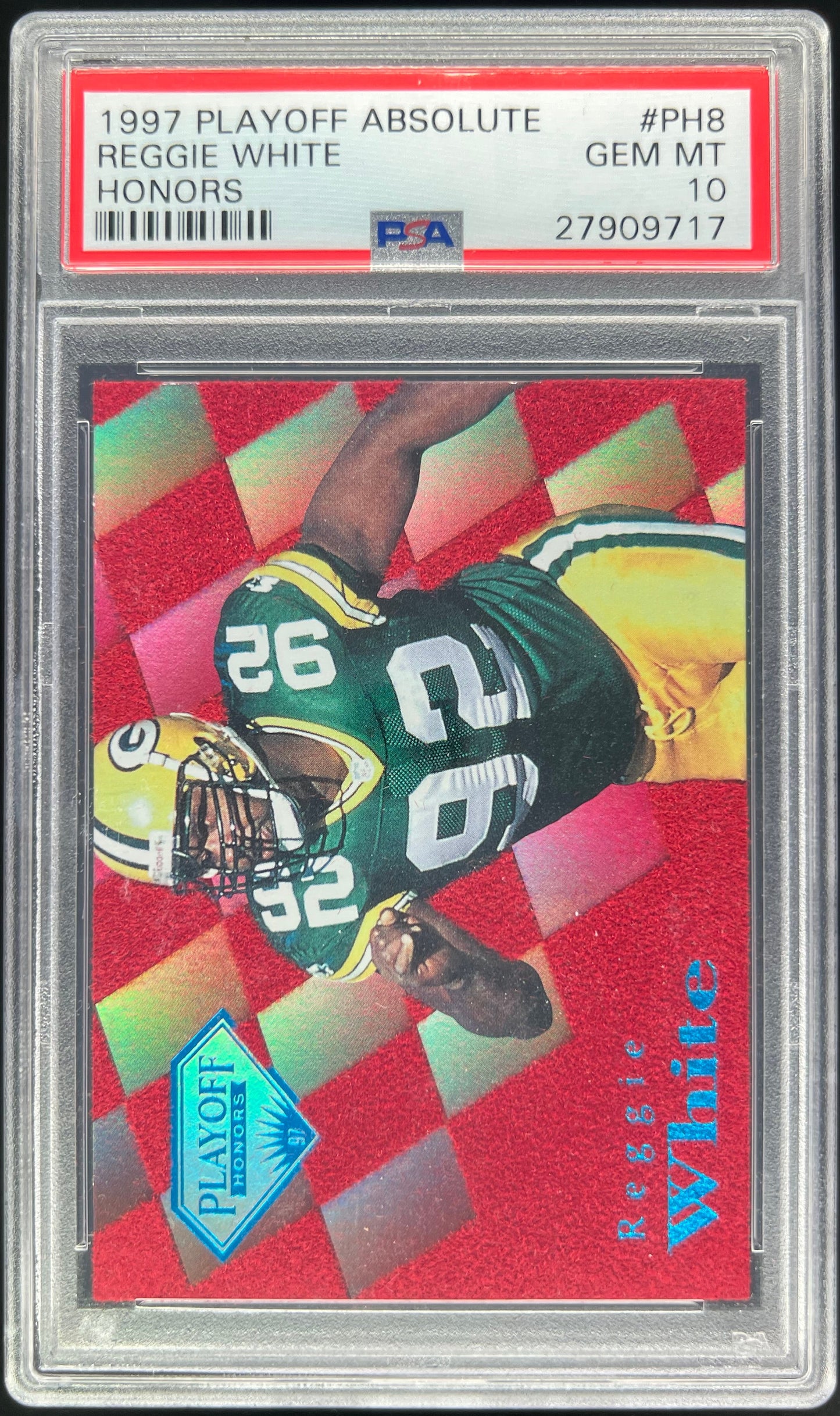 1997 Playoff Absolute Reggie White Honors #PH8 PSA 10