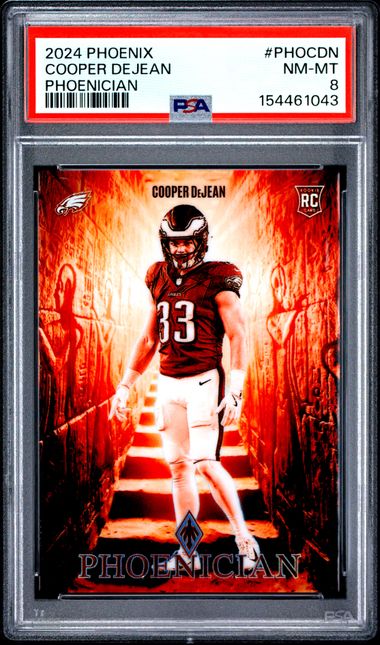 2024 PANINI PHOENIX PHOENICIAN #PHOCDN COOPER DEJEAN PSA 8 SC2