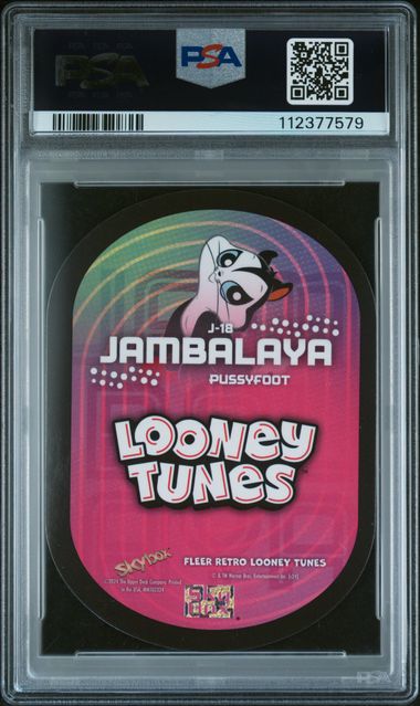 2024 FLEER RETRO LOONEY TUNES JAMBALAYA #J18 PUSSYFOOT PSA 9 SC8