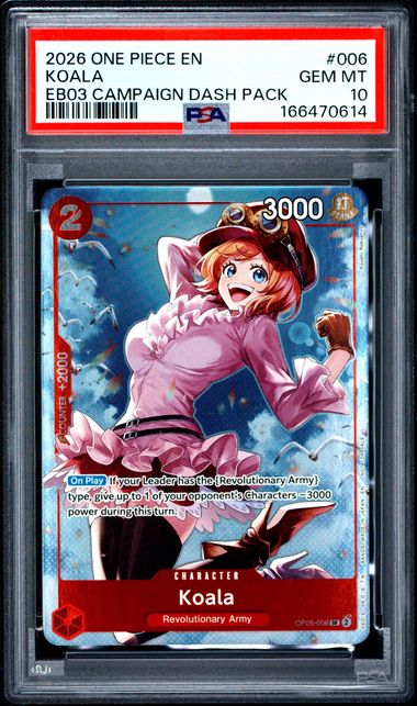 2026 ONE PIECE HEROINES CAMPAIGN DASH PACK #006 KOALA