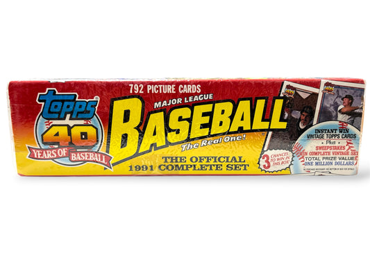 1991 Topps Baseball Complete Factory Sealed Set