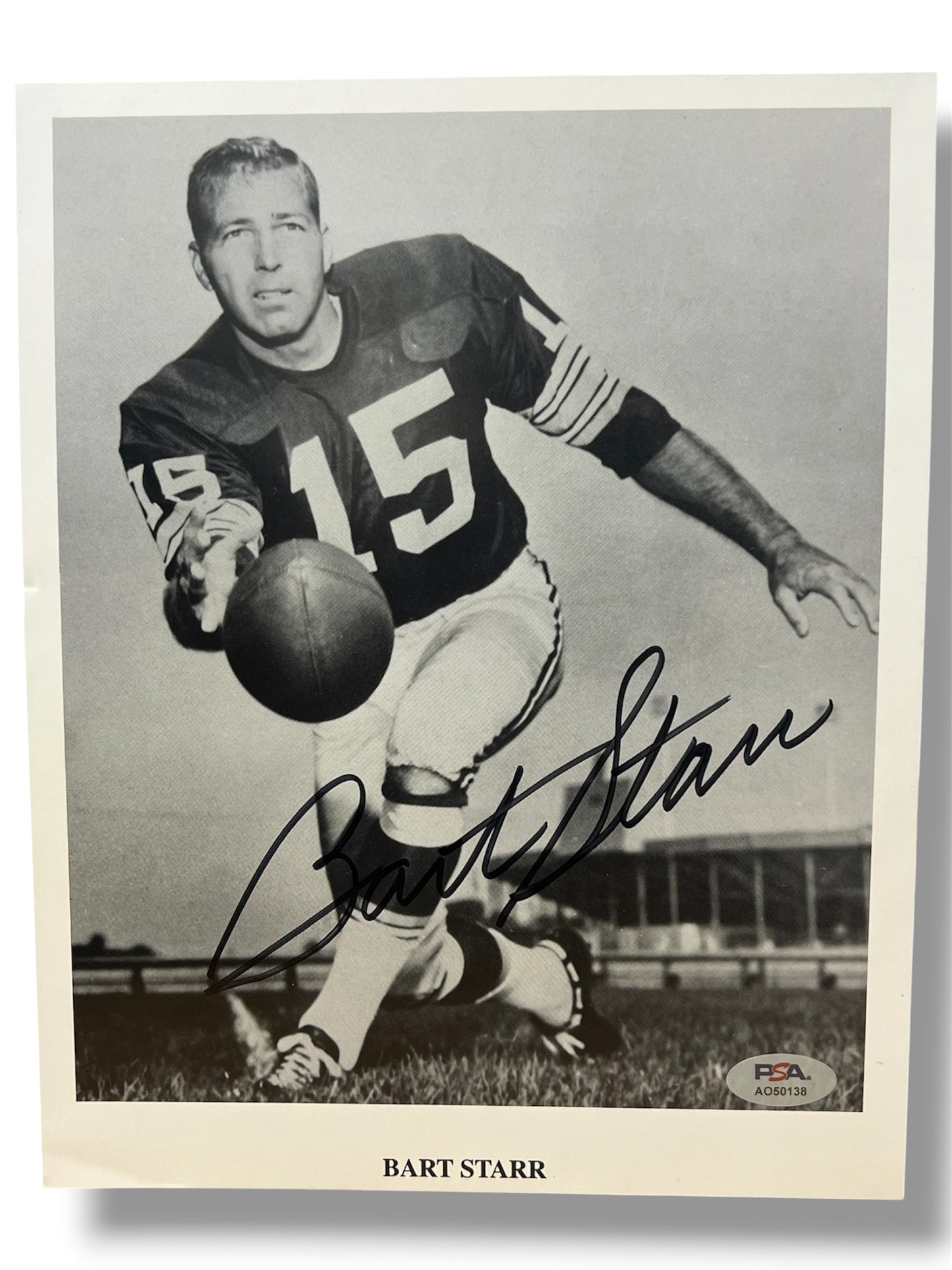 Bart Starr Green Bay Packers PSA/DNA Authentic Autographed 8x10 Photo
