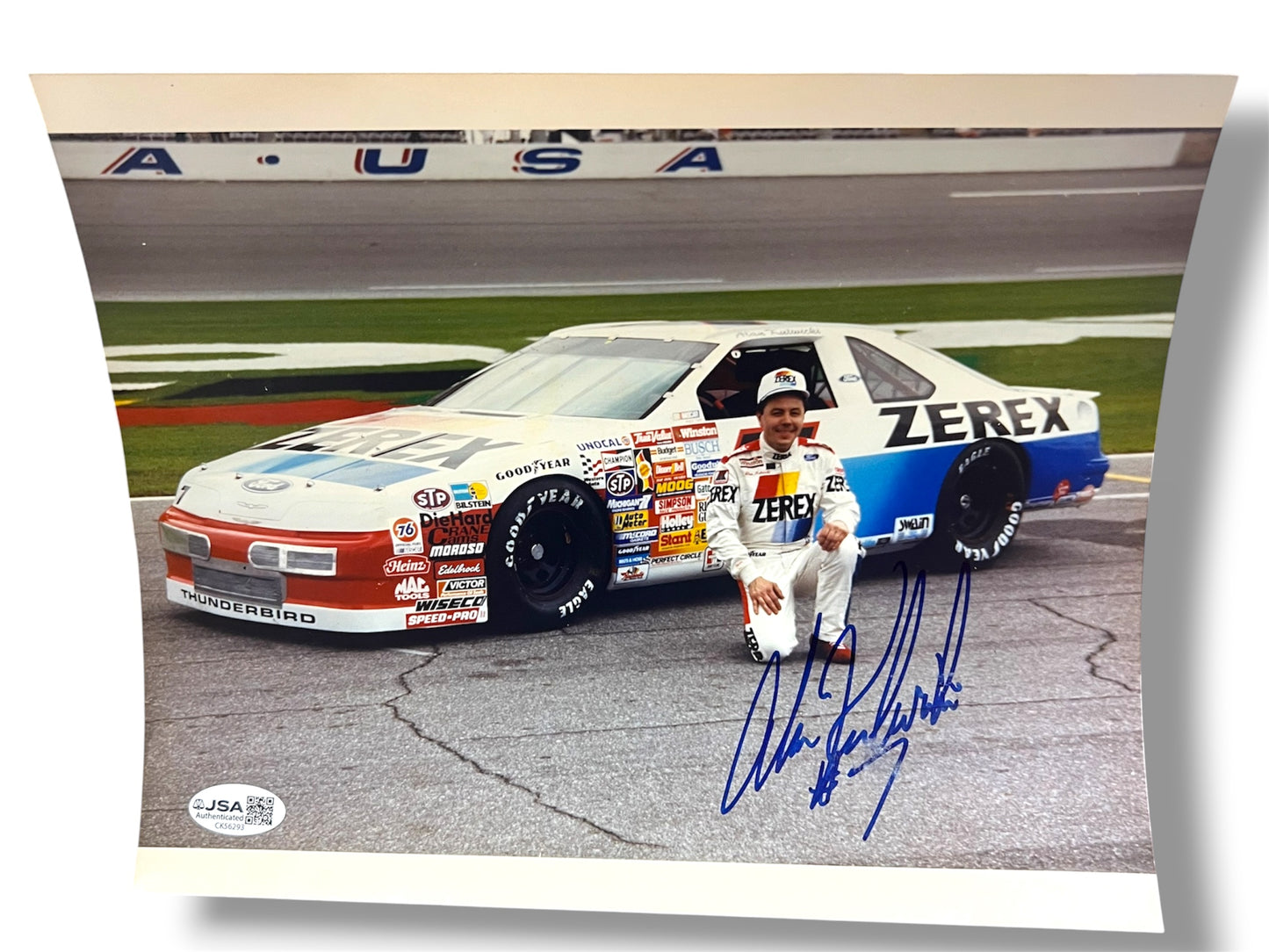Alan Kulwicki Signed JSA Authentic 8x10 Photo