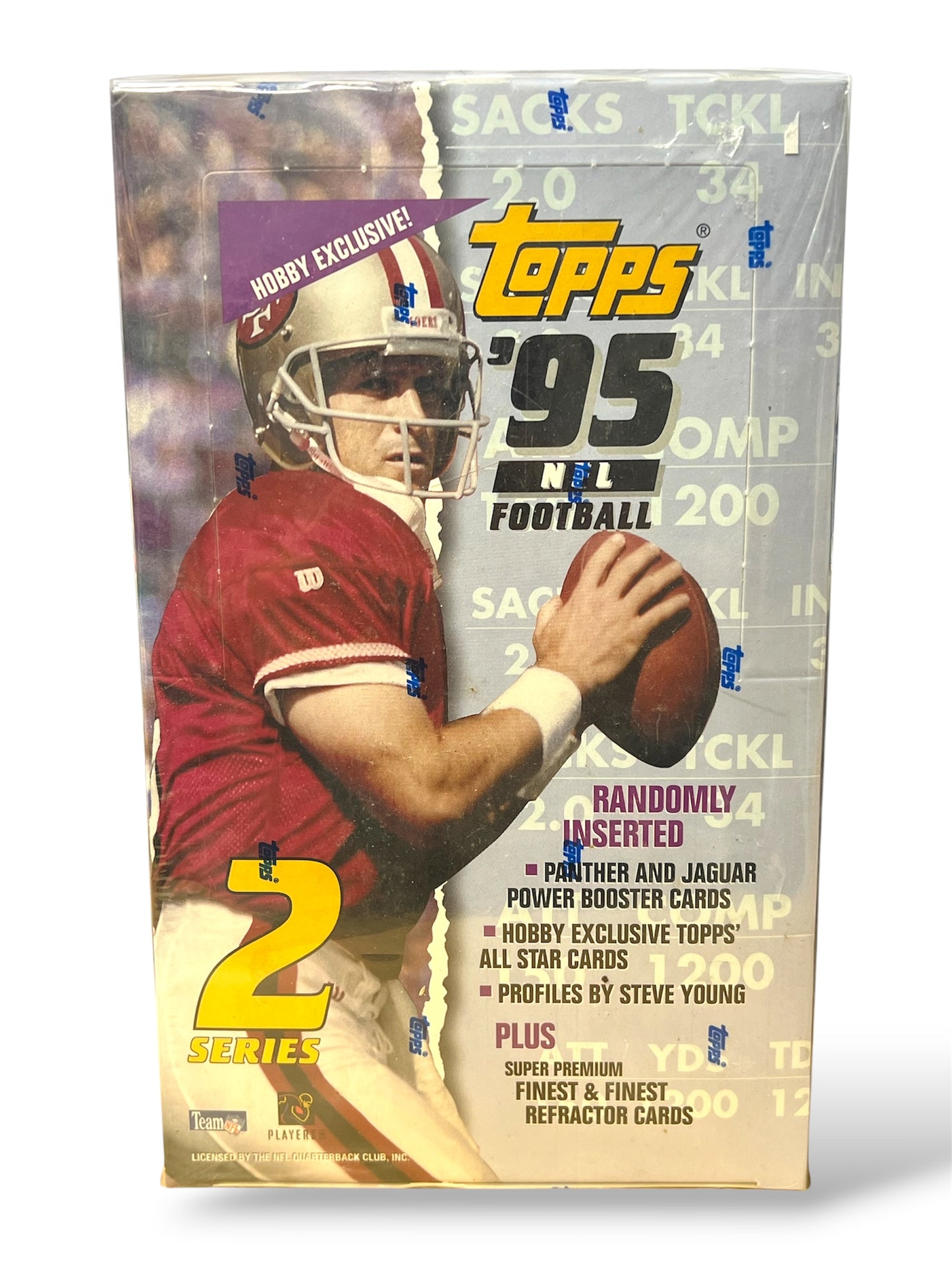 1995 Topps NFL Series 2 Football Factory Sealed 36-Pack Hobby Box