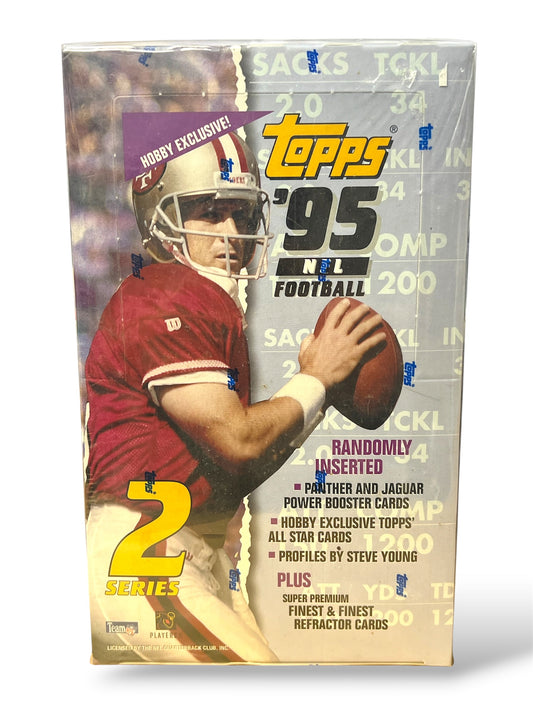 1995 Topps NFL Series 2 Football Factory Sealed 36-Pack Hobby Box