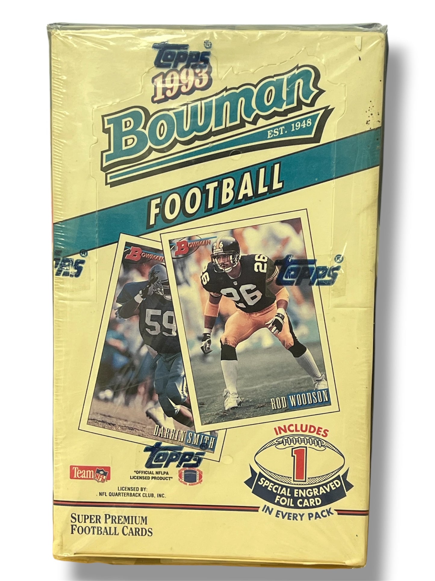 1993 Bowman Football Factory Sealed 24-Pack Box