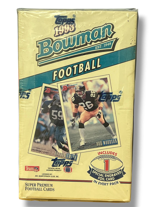 1993 Bowman Football Factory Sealed 24-Pack Box