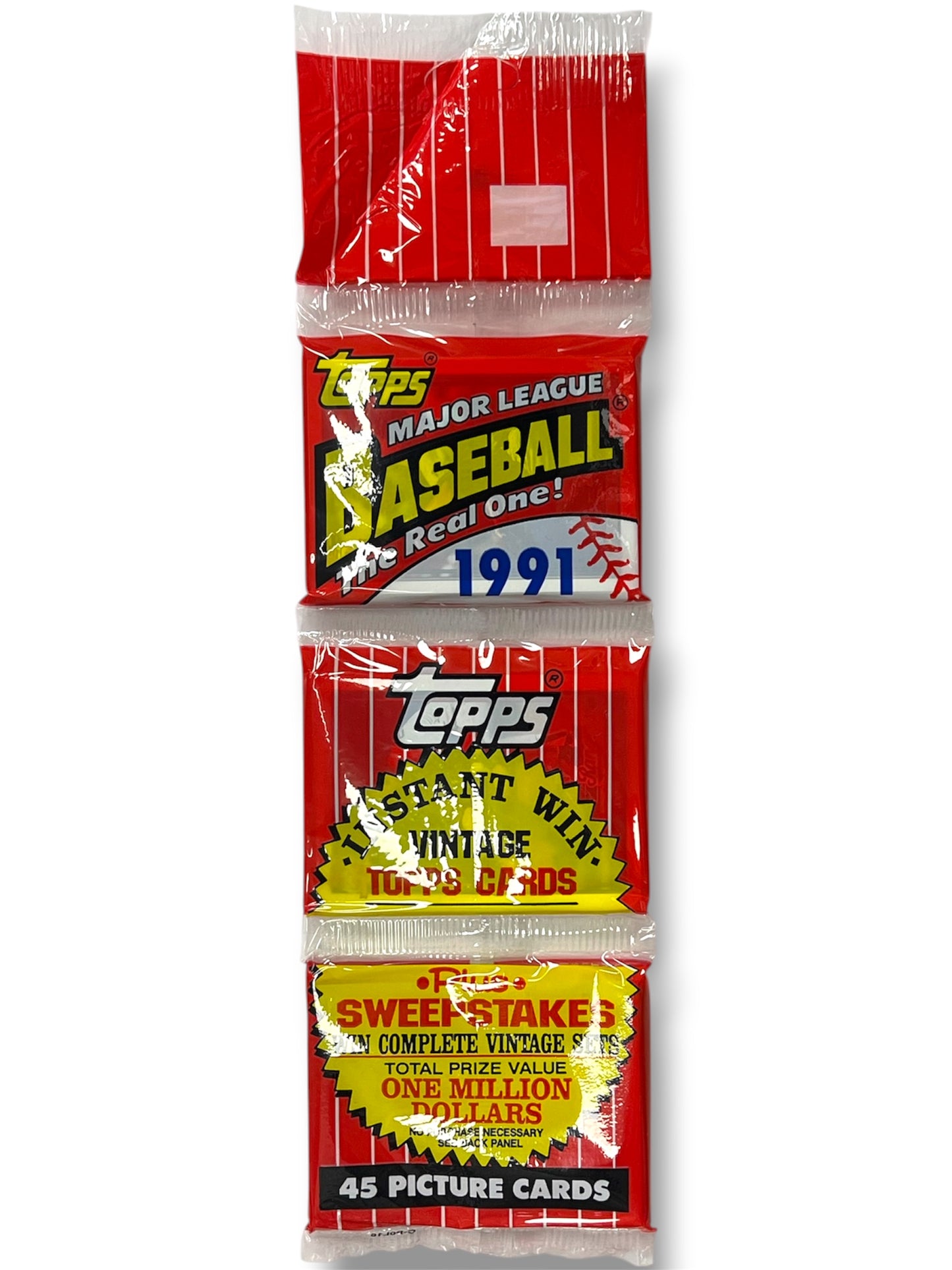 1991 Topps Baseball Factory Sealed Rak Pack