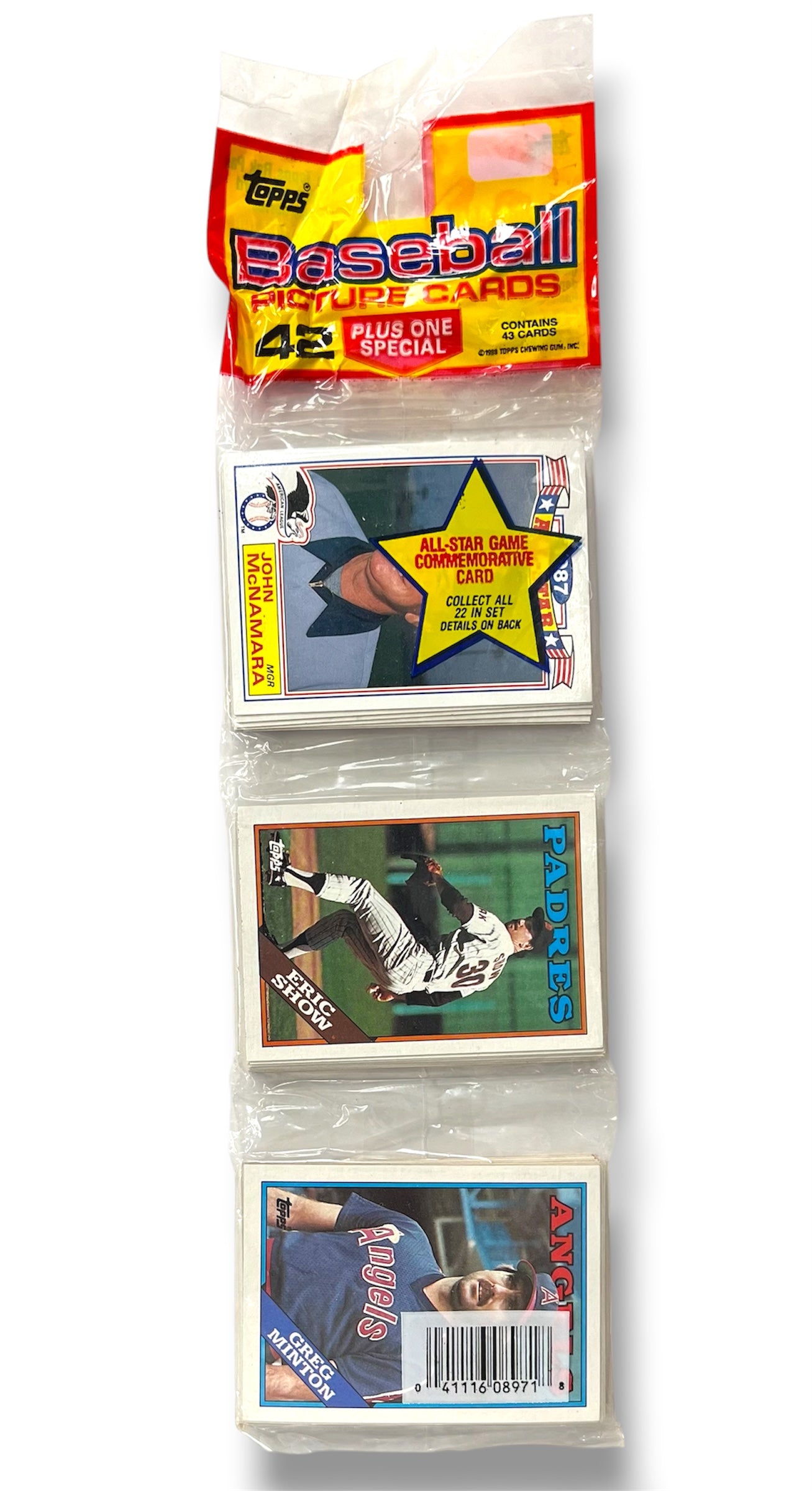 1988 Topps Baseball Factory Sealed Rak Pack
