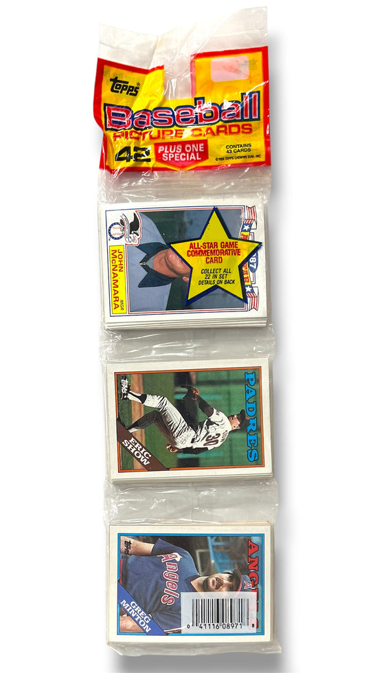 1988 Topps Baseball Factory Sealed Rak Pack