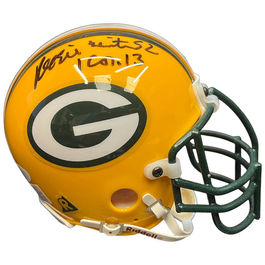 Reggie White Green Bay Packers Autographed Riddell Authentic Throwback Mini Helmet JSA Certified