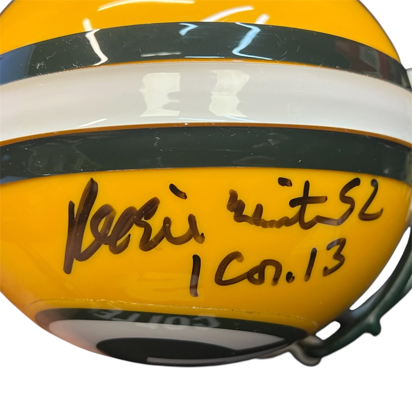 Reggie White Green Bay Packers Autographed Riddell Authentic Throwback Mini Helmet JSA Certified