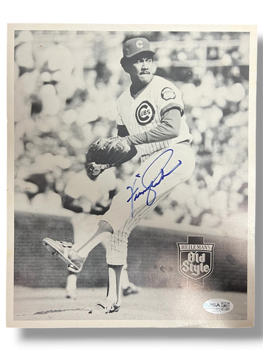 Fergie Jenkins Signed 8x10 "Old Style" Photo JSA Authentic