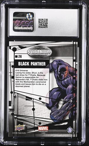 Black Panther Marvel 2015 Marvel Vibranium #26 CGC 10 SC7