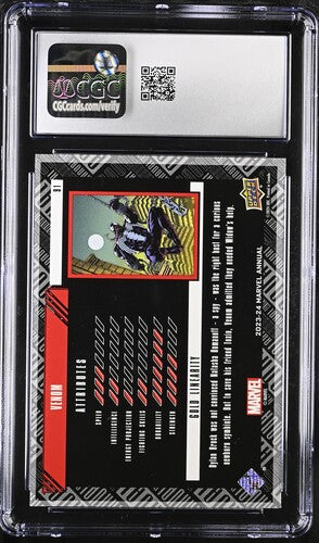 Venom Marvel Annual 23-24 Upper Deck #91 Gold Linearity CGC 9.5 SC7