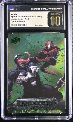 Venom Marvel Spider-Man Renditions #48 Goblin Green CGC Pristine 10 SC7