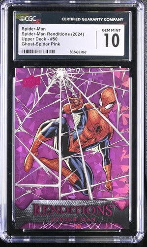 Spider-Man Marvel 2024 Spider-Man Renditions #50 Ghost-Spider Pink CGC 10 SC7