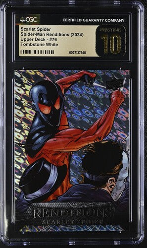 Scarlet Spider Marvel 2024 Spider-Man Renditions #76 Tombstone White CGC Pristine 10 SC7